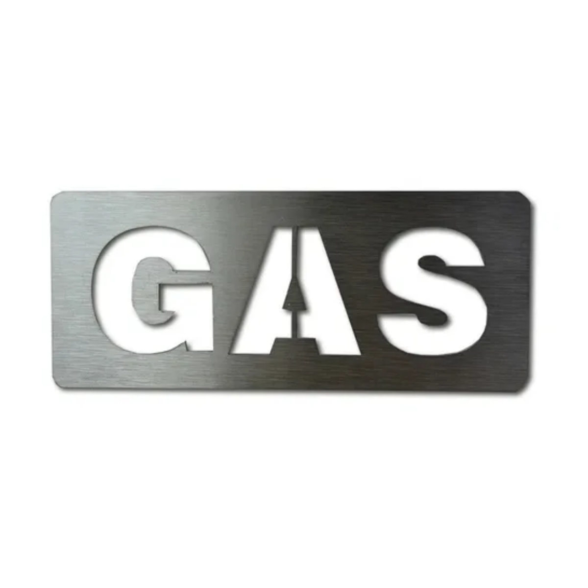Placa Metálica Cartel Gas