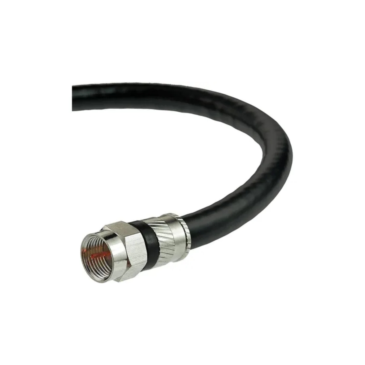Cable Coaxial Negro Especial con Conector RG6