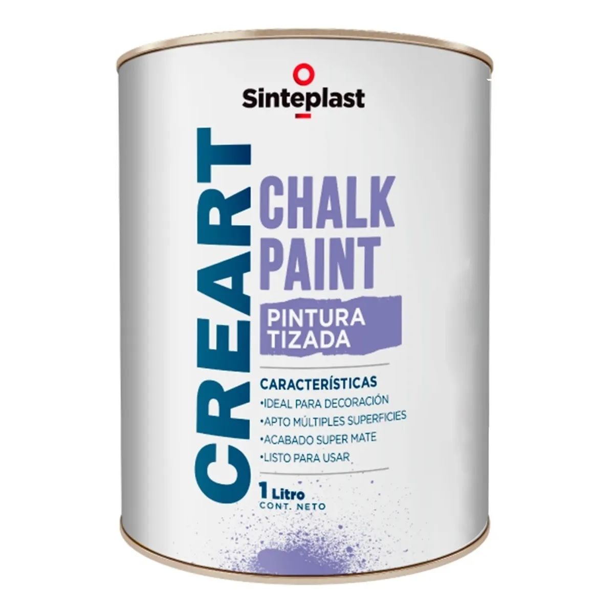 Pintura Tizada Chalk Paint Azul Medianoche 1 L Sinteplast